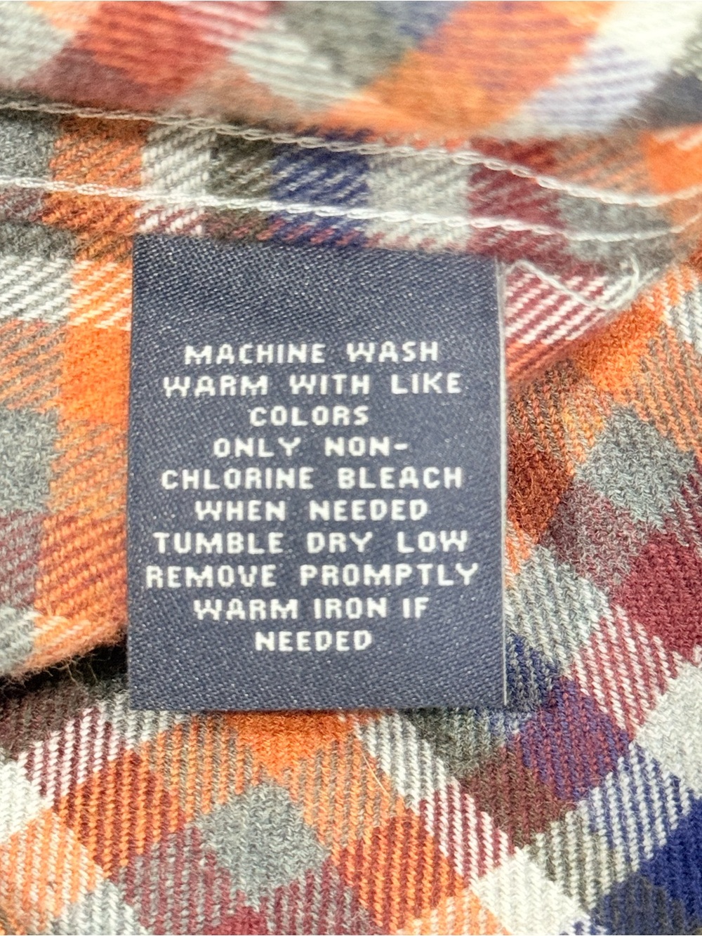 Hart Schaffner Marx Canclini 100% Cotton Plaid Flannel Button Down Shirt $150 - Picture 12 of 12